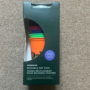 NEW Starbucks Halloween Reusable Hot Cups Glow in the Dark